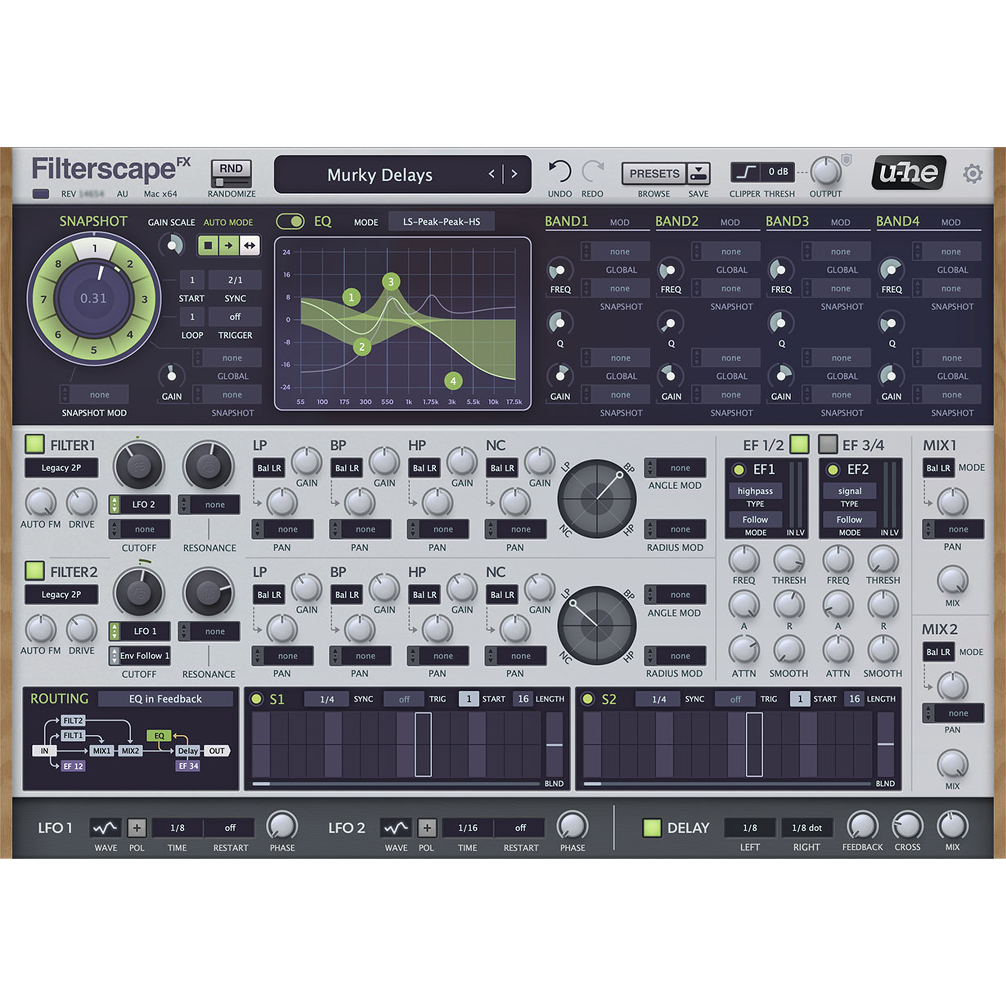 Filterscape FX Main Interface